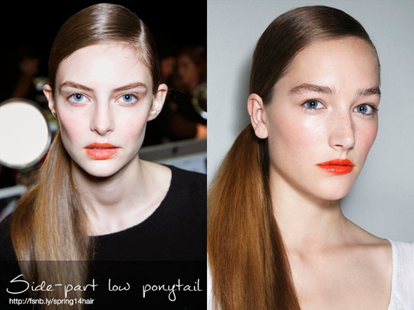 The Low Ponytail Trend for 2014