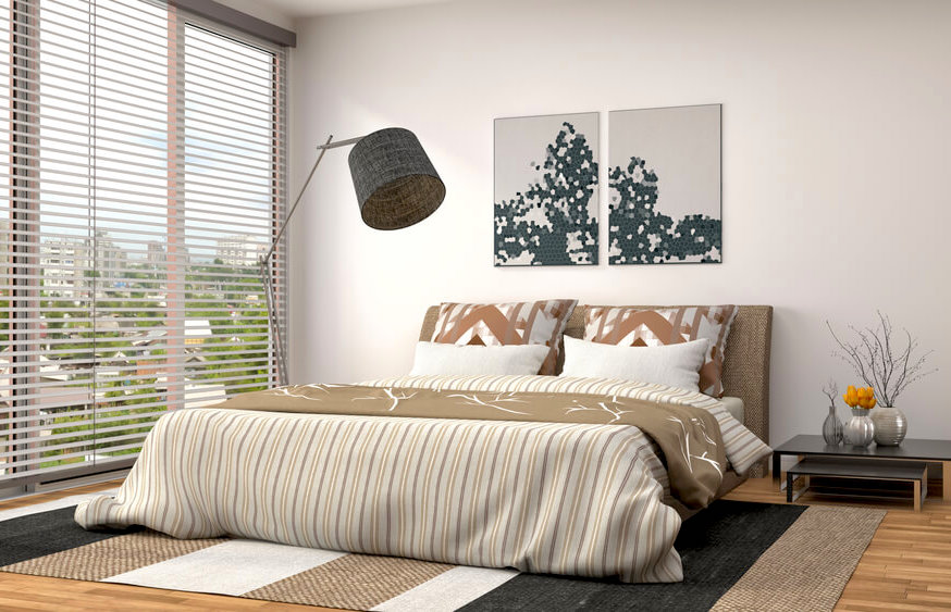 Minimalist bedroom interior design