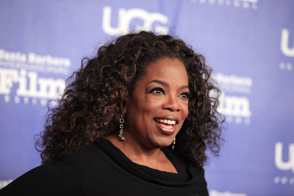 Oprah smiling at film event