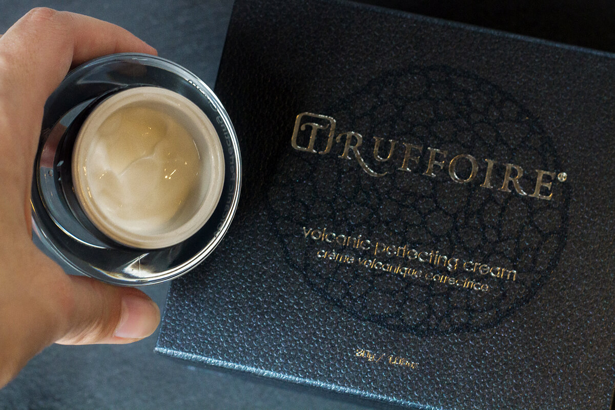Truffoire cream in jar with box