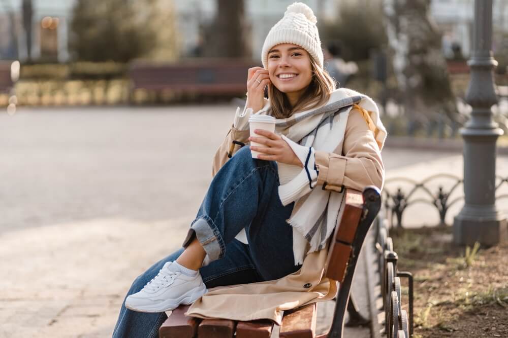 woman winter outfit