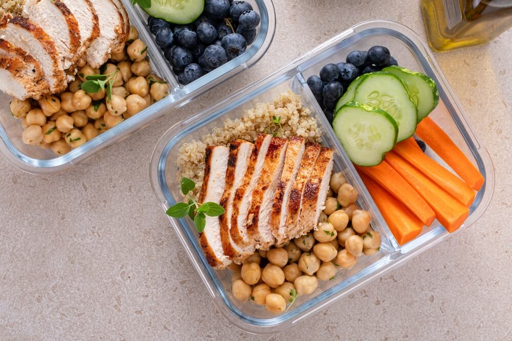 prepped meals